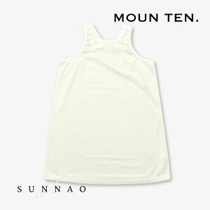 ��Moun ten.�� mesh tank dress - white
