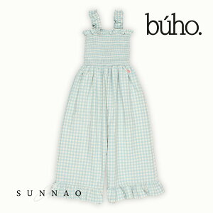 ��Buho�� GINGHAM JUMPSUIT - AQUA