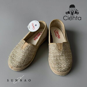 ��Cienta�� Espadrilles shoes GOLD �iORO�j