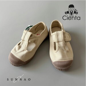 ��Cienta��T strap shoes brown sole - Sand A77997
