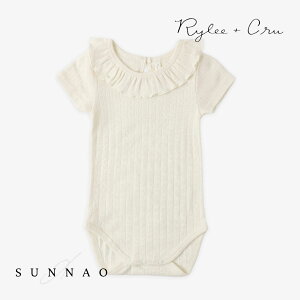 ��Rylee + Cru��RUFFLE COLLAR BODYSUIT - IVORY�@