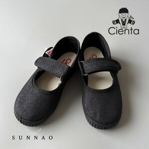 ��Cienta�� One strap velcro sneaker - LAME BLACK 561131�i���K�̔��X�j