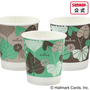 ストロングカップHMリーフベイン 250ml 8oz 50個  【 発泡 発泡断熱 紙コップ 断熱 耐熱 断熱性 ホールマーク 使い捨て 日本製 国産 C2550DLV 】