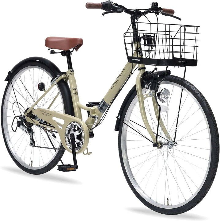 楽天市場】マイパラス シティサイクル 折りたたみ自転車 26インチ 