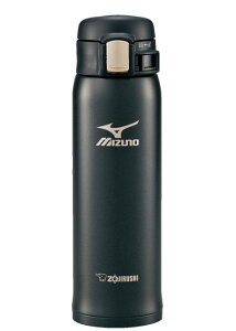 象印 ミズノ ステンレスマグ 水筒 0.48リットル ブラック SM-SM48-BA ワンタッチオープン マイボトル スポーツ オシャレ シンプル 保温 保冷 ZOJIRUSHI MIZUNO