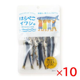 ネコポス 送料無料下園薩男商店 はらぺこイワシ 25g×10袋セット うるめいわし 丸干し おまとめ 鹿児島県阿久根産 おつまみ お子様のおやつにも
