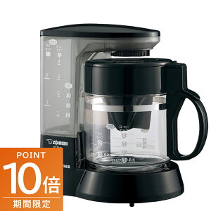 全品ポイント10倍!・10/24 20時〜象印 コーヒーメーカー 珈琲通 珈琲カップ1〜4杯 EC-TD40-BA ブラック 家庭用 ドリップ方式 ZOJIRUSHI