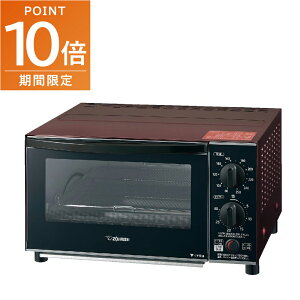 全品ポイント10倍!・10/24 20時〜象印 オーブントースター こんがり倶楽部 ボルドー レッド ET-GU30-VD ビッグ&ワイド庫内 トースト4枚が同時に焼ける ZOJIRUSHI