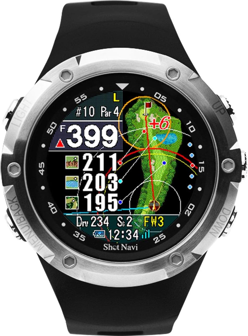 最高級のスーパー Shot Navi ショットナビ W1 Evolve BK ブラック 腕時計型 GPS距離計測器 ゴルフ コンパクト GPSゴルフナビ 距離計 ラウンド用品 ナビ ラウンド用品・小物