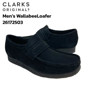 N[NX IWiY Y r[ [t@[ CLARKS ORIGINALS WALLABEE LOAFER 26172503 BLACK SUEDE ubNXG[h N[v\[ JWA JV `[Y.F.Xebh