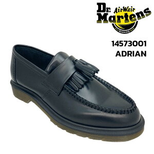 ドクターマーチン タッセルローファー エイドリアン Dr.Martens ADRIAN 14573001ブラックステッチ AirWair エアウェア LOAFER メンズ BLACK ブラック 黒 本革 レザー 人気 モデル 限定