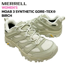 メレル レディース モアブ 3 MERRELL WOMEN'S MOAB 3 SYNTHETIC GORE-TEX 500422 シンセティック ゴアテックス BIRCH/BIRCH バーチ/バーチ ベージュ レディース トレッキング ハイキング スニーカー アウトドア キャンプ ローカット サステナブル 人気 モデル