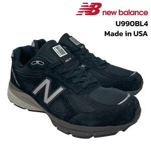 �j���[�o�����X �����Y �X�j�[�J�[ NEW BALANCE U990 BL4 V4 made in USA D���C�Y BLACK �u���b�N ���C�t�X�^�C�� ���C�h �C�� USA