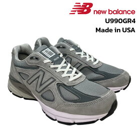 NEW BALANCE ニューバランス U990 GR4 made in USA Dワイズ GRAY GREY グレー V4 メンズ スニーカー ライフスタイル メイド イン USA 楽天 通販 あす楽対応 正規品 送料無料