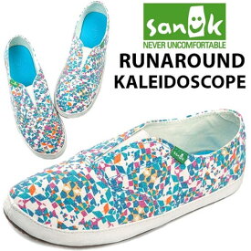 SANUK サヌーク W RUNAROUND KALEIDOSCOPE SLIP-ON ルナラウンド カレイドスコープ スリッポン SWF10195 レディース シューズ スリップオン スリッポン おしゃれ 春コーデ 楽天 あす楽対応