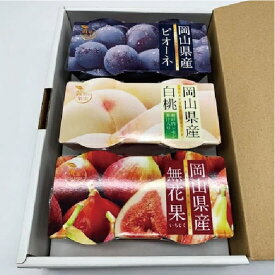 黄金の果実 フルーツゼリー3種セット 岡山県産ピオーネ・岡山県産白桃・岡山県産無花果 フルーツギフト ゼリー プチギフト サニーフルーツ岡山 送料無料 (北海道・沖縄・離島の方は別途送料1500円がかかります)