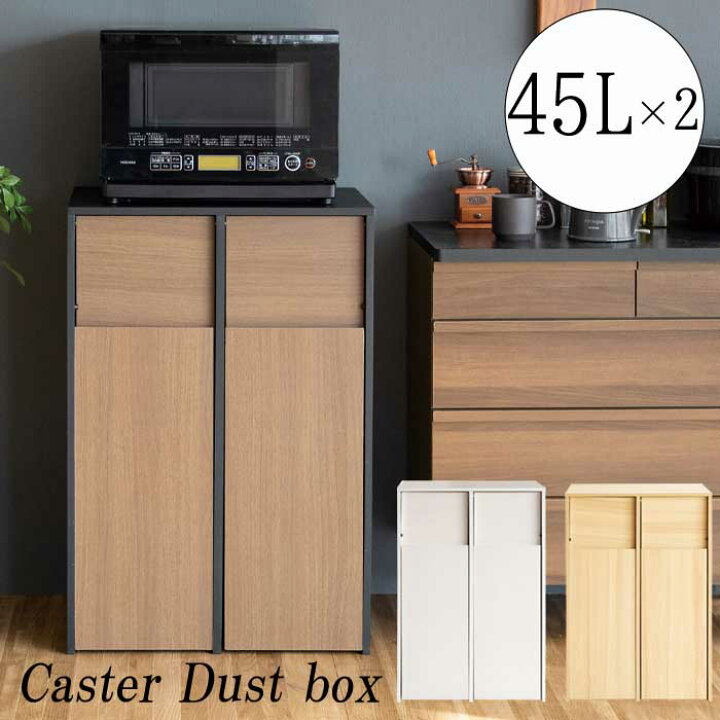 楽天市場】ダストボックス ゴミ箱 ごみ箱 45L 分別 キッチン 
