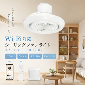 �y��������EAlexa�EGoogle Home�Ή��z LED�V�[�����O�t�@�����C�g DC���[�^�[ ���� �É� �ߓd �������F ��铔 6�� 8�� 10�� 20W 4000lm ���P�x �ȃG�l �V�[�����O�t�@�� �t�@���t���Ɩ� �蓮�� ��U��