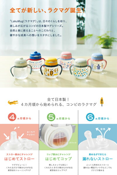 楽天市場 母の日ラッピング無料 コンビ ラクマグ プレミアムセット ボーダー Wh ホワイト Combi マグ ストローマグ ストロー コップ トレーニング 4ヵ月 5ヵ月 6ヵ月 日本製 送料無料 ひだまり雑貨店 サニースタイル