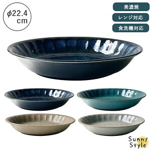 美濃焼 プレート 皿 カレー パスタ 22cm お皿 和風 シンプル 食洗機 レンジ可 国産 日本製 シンプル 北欧 和 和モダン モダン 美濃焼 美濃焼き ジャパン おしゃれ 食洗器対応 電子レンジ対応 洋