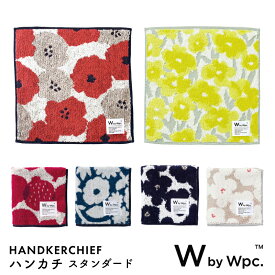 W by Wpc. ハンカチ スタンダード HANDKERCHIEF タオルハンカチ ハンドタオル ミニタオル 花柄 フルーツ 北欧 ナチュラル おしゃれ かわいい Wpc. Patterns