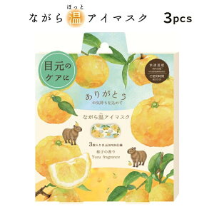 【マラソンP2倍】 プチギフト 退職 ホットアイマスク 雑貨 【メッセージシール無料】 ほんやら堂 ながら温アイマスク 同柄3枚セット ほっとアイマスク 癒し 温める クリスマス 忘年会 景品 5