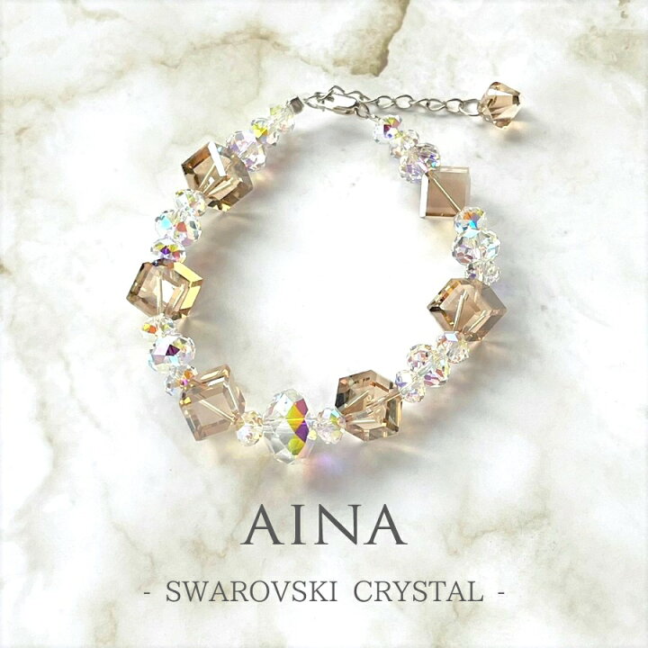 楽天市場】AINA SWAROVSKI CRYSTAL 1-3 スワロフスキー クリスタル 