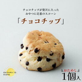 【個包装/常温】チョコチップ スコーン 1個入り50g お試し 焼菓子 手作り 朝食 軽食 おやつ スイーツ アフターヌーンティー ヌン活
