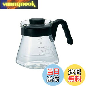 �y���������zHARIO(�n���I) V60 �R�[�q�[�T�[�o�[ ���p�e�� 700ml �u���b�N ���{�� VCS-02B