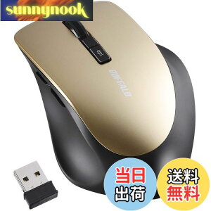 �y���������z�o�b�t�@���[ �}�E�X ���� ���C�����X �É� 5�{�^�� �y�߂�/�i�ރ{�^�����ځzdpi�ؑ� BlueLED �V�����p���S�[���h BSMBW325SG