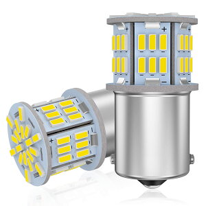 yz12V-24Vԗp S25 VO obNv BA15S P21W G18 LEDou LEDCg LEDv54A3014SMD ėp ϊ Px zCg 6000-6500K (2Zbg)