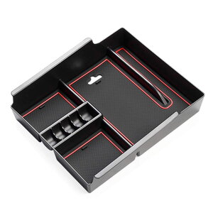 【送料無料】ruiya トヨタ アルファード30系後期 専用 センター コンソールボックス センターコンソールトレイ 内装パーツ アクセサリー 小物入れ ABS素材 充電USB機能 ビビリ音なし