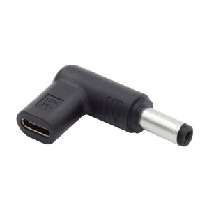 【送料無料】NFHK USB 3.1 Type C USB-C メス - DC 12V 5.5x2.1mm プラグアダプター PDエミュレータートリガー 90度角度