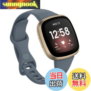 yzfitbit versa4/versa3/sense2/sensepoh xg ׂ ւoh TPU _炩 ʋC ϋv X|[coh ANZT[ iS u[OCj