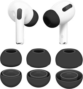 yzA-Pcas AirPods PropC[s[X AirPodsProC[`bv VR t܂܏[d\ GA[|bY vp CzJo[AirPod Pro1EPro2ɑΉ 3yA S/M/L3TCY u