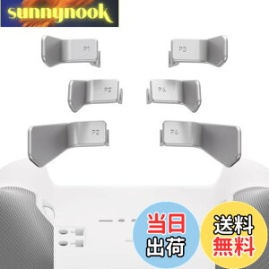 �y���������zeXtremeRate Xbox Elite 1/2�R���g���[���[�ɑΉ��pSwift�p�h���AXbox One Elite�Ή���Elite�V���[�Y2�R���g���[���[�Ή��p��6 in 1�����p�w�ʃp�h���y���^���b�N�V���o�[�z