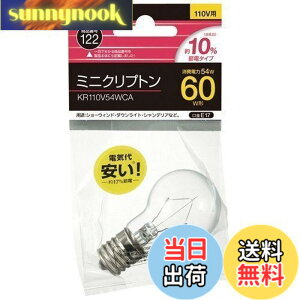 �y���������z���Ń��C�e�b�N �~�j�N���v�g���d�� 60W KR110V54WCA