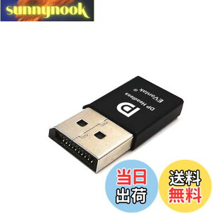 �y���������zEVanlak DisplayPort �w�b�h���X�S�[�X�g�f�B�X�v���C�G�~�����[�^�[ PC 4K DP�_�~�[�v���O�p (�w�b�h���X1080@60Hz-3840x2160@17hz�ɓK��)