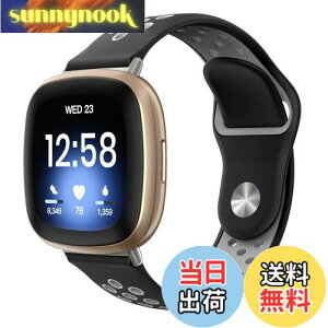 yz[ATiC] Fitbit Versa4/Versa3/Sense2/Sense oh Fitbit Versa3/VersaSensepxg ւ X|[cxg VR y \tg 戵ȒP BlackMixGray