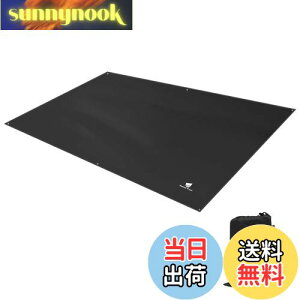 yzGeer Top 4-5l Lv }bg egV[g OhV[g ϐ5000mm ϖՐn tA}bg sNjbN pbh h eg V[g 300cm x 220cm (ubN)