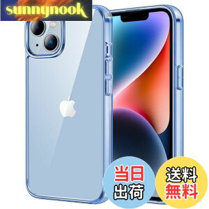 yzJETech iPhone 14 6.1C`p یP[X ΂݂Ȃ Ռz op[Jo[ h~ NAobN (VGu[)