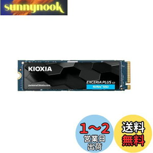 yzLINVA KIOXIA  SSD 2TB NVMe M.2 Type 2280 PCIe Gen 4.0×4 (őǍ: 5,000MB/s) YBiCS FLASH TLC K㗝X EXCERIA PLUS G3 SSD-CK2.0N4PLG3NyK㗝Xۏؕiz