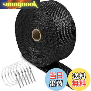 �y���������zDELUXEFOX �ϔM�e�[�v �}�t���[�o���e�[�W �T�[���o���e�[�W �����Ԃ�o�C�N�̃}�t���[ �o���e�[�W ���ϔM���G�L�]�[�X�g�e�[�v ���˔M�΍� �����o���h�t 2.5cm*5m (�u���b�N)