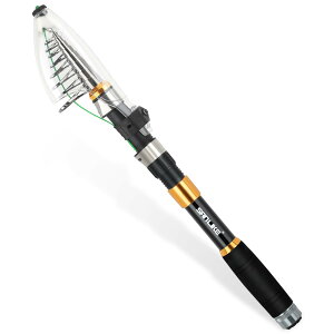 【送料無料】サンライク(SANLIKE)投げ竿 コンパクトロッド 釣り竿 振り出しロッド 90%カーボン率 フィッシングロッド サビキ さびき 川釣り 淡水釣り 超軽量 携帯型 伸縮式 入門 釣竿 初心者