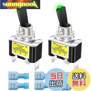 yzKiligen 2 bJ[CgtgOXCb` 12V 30A SPST I/It ϋv [VOJ[   gOXCb` LED C~l[V 12mm TCY ()