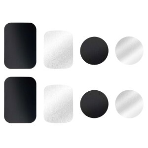 【送料無料】LIANHATA 車載ホルダー 8枚セット スチールプレート マグネット吸着用 メタルプレート 補助板 車載マグネット ホルダー用 替え用メタルプレート