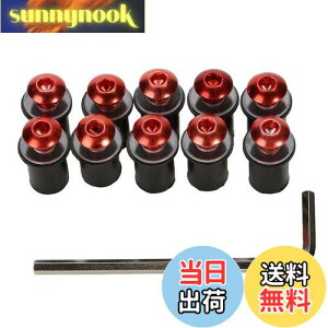 �y���������zLOYELEY �X�N���[���{���g 10�Z�b�g M5 5mm �{���g �E�F���i�b�g ���h�l�W �E�C���h�X�N���[�� �J�E����X�N���[���̌Œ� ���b�V���[�E�Z�p�����`�t�� �J���b�N �I�[�g�o�C �o�C