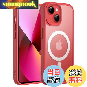 yzJETech iPhone 13 6.1C`p }Olbg P[X MagSafeɑΉ ̃}bgw ^ ϏՌ Jo[ (bh)