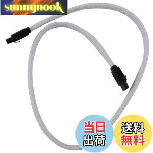 �y���������zLimnyves 50CM SATA 3.0 III SATA3 �i�C�����X���[�u�t��7pin�f�[�^�P�[�u��6Gb / s SSD�P�[�u��HDD�n�[�h�f�B�X�N�f�[�^�R�[�h�v���~�A���o�[�W�����i�z���C�g�j, 169758A2