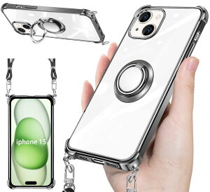 yzweiaoluo iphone 15 P[X NA lbN Ot V_[ ACtH15 P[X ϏՌ iphone15 gуJo[op[ tpu ^ y^ 360x] X}zP[X Xgbvz[t